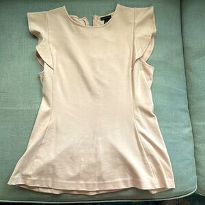 Ann Taylor , pale pink top, size M